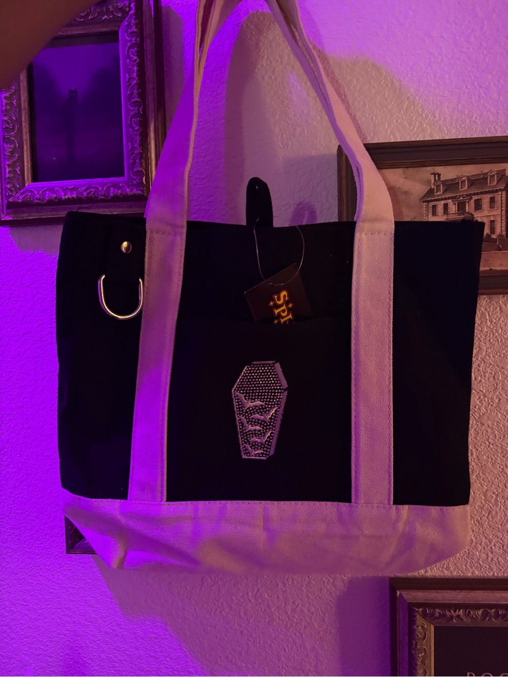 Spirit Halloween Bat Mini Tote Bag